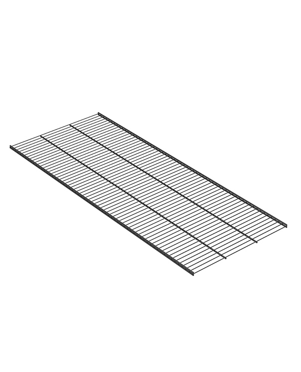 Полка сетчатая ПРАКТИК Home GSh 120х40 графит